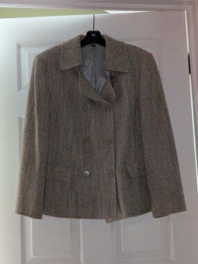 Linda Allard Ellen Tracy Tweed Jacket